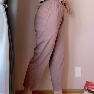 LA Apparel Pink Structured Sweat Pant (SML)
